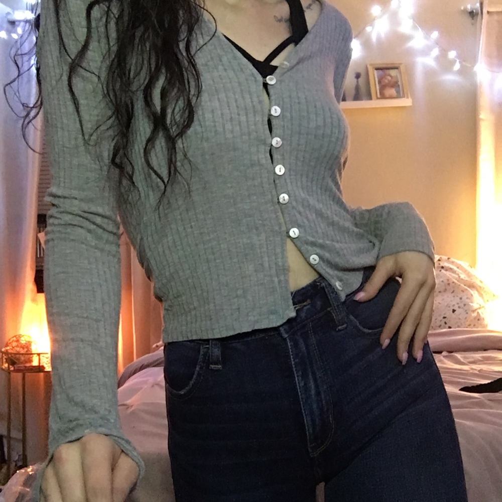 Casual long sleeve button up shirt